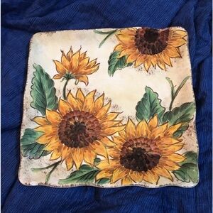 Sunflowers tray/platter